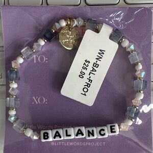 Little Words Project: Balance Bracelet